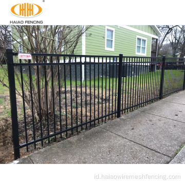 Panel pagar logam dekoratif ISO9001 untuk rumah